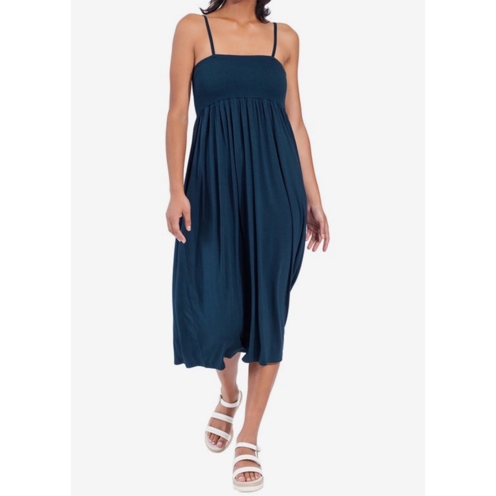 Summer & Sage smocked convertible dress